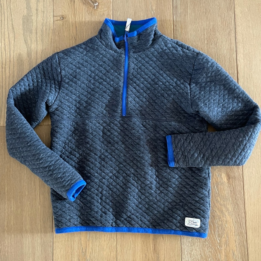 J.Crew Crewcuts quilted half-zip pullover